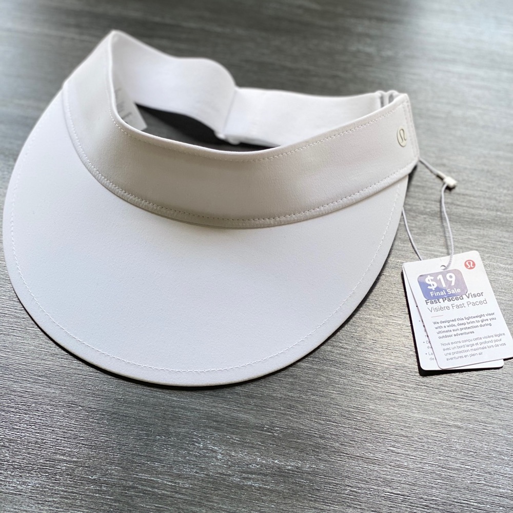 Lululemon Fast Paced Visor White
